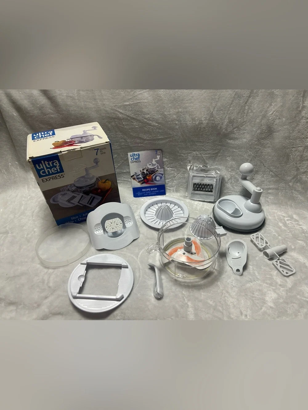 Ultra Chef Express 7 in 1 Chopper Mixer Blender Whipper Slicer Shredder & Juicer